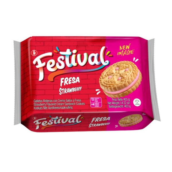 Festival Strawberry Cookies