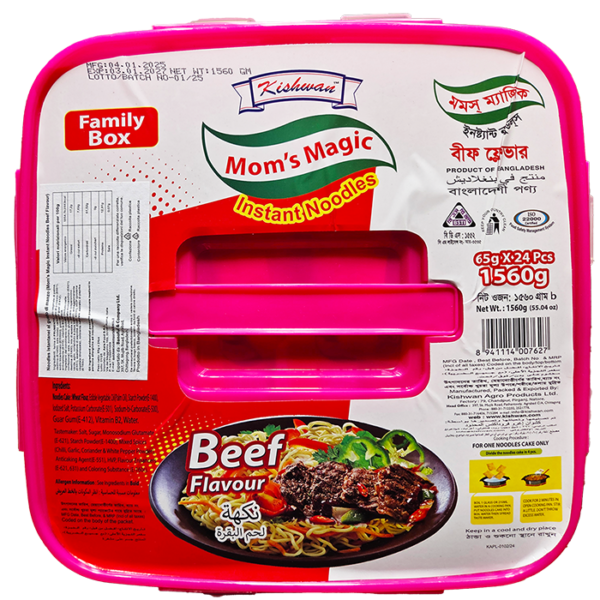 Mom's Magic Beef Noodles Family Pack 1650g