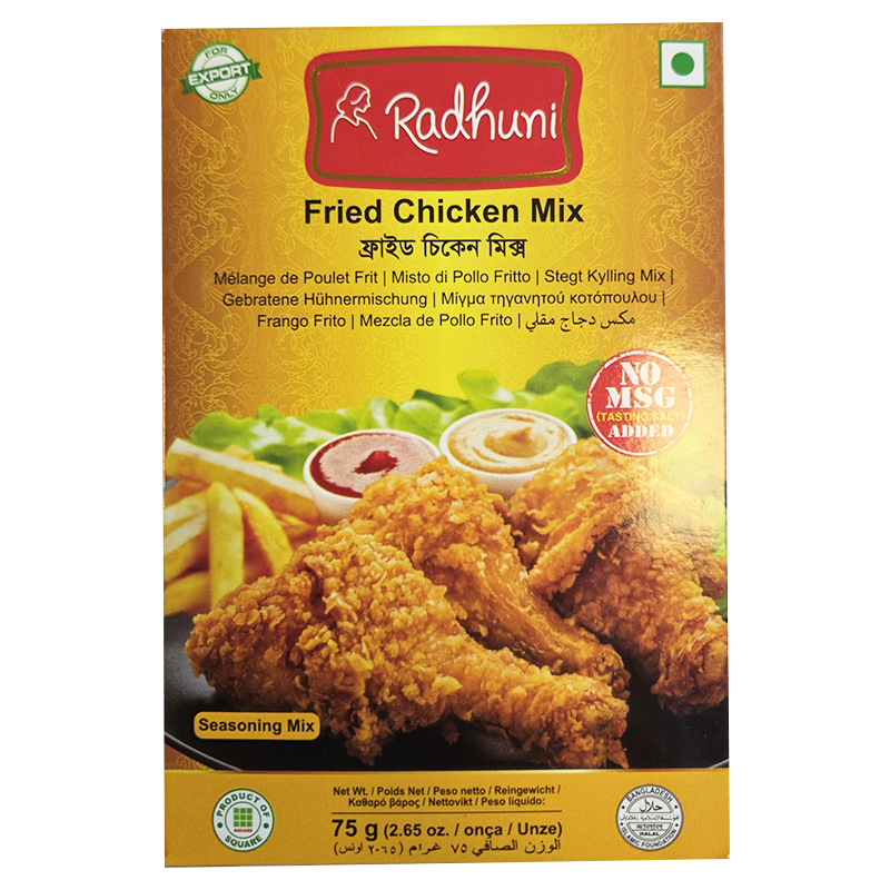 Radhuni fried chicken mix 75g x 72