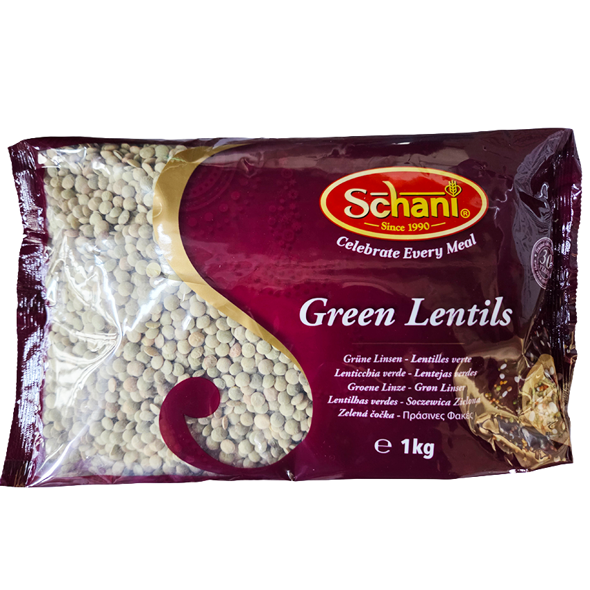 Schani green lentils 1kg x 10