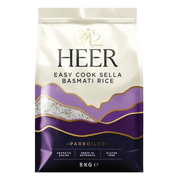 Heer easy cook sella basmati rice 5kg T
