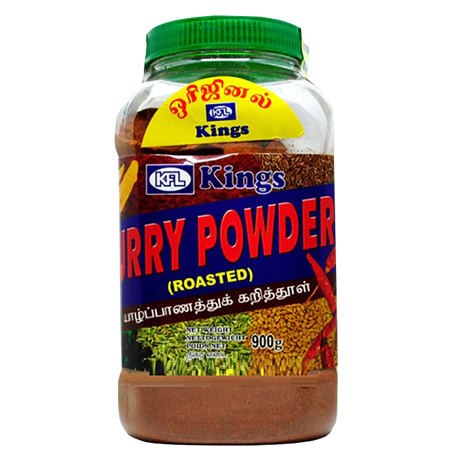 Kings curry powder roasted jar 900g T